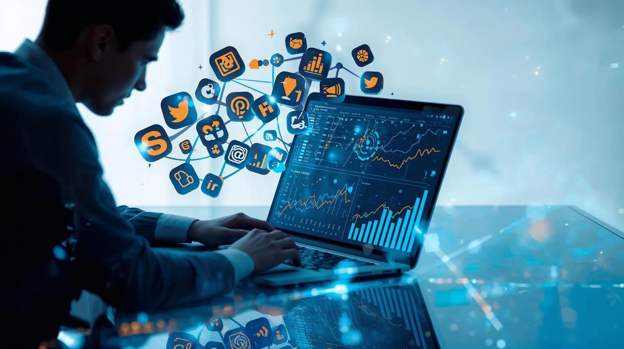 Google Ads and Meta Ads campaign dashboard